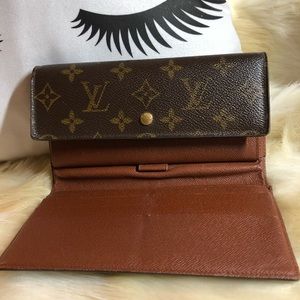 Auth. LV Portefeiulle Tresor International Wallet